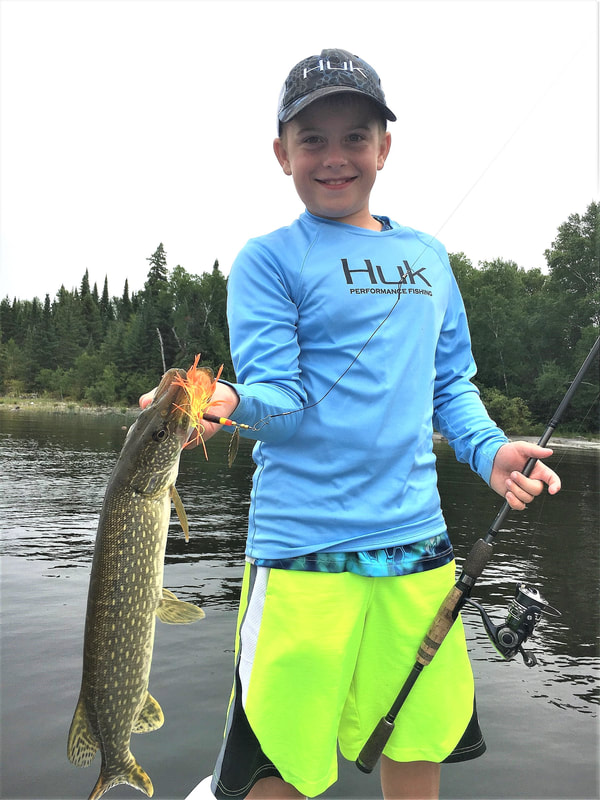 Northern pike caught on Candy Glass
