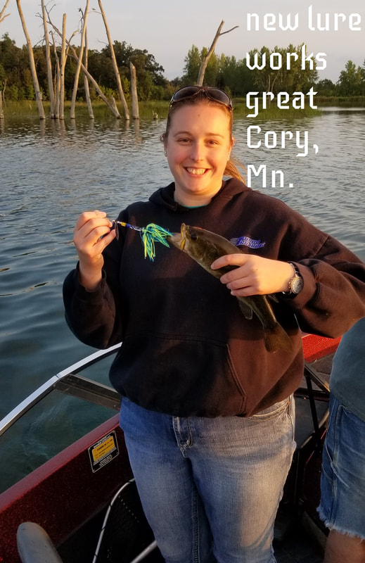 Crappie caught on Candy Glass jigs